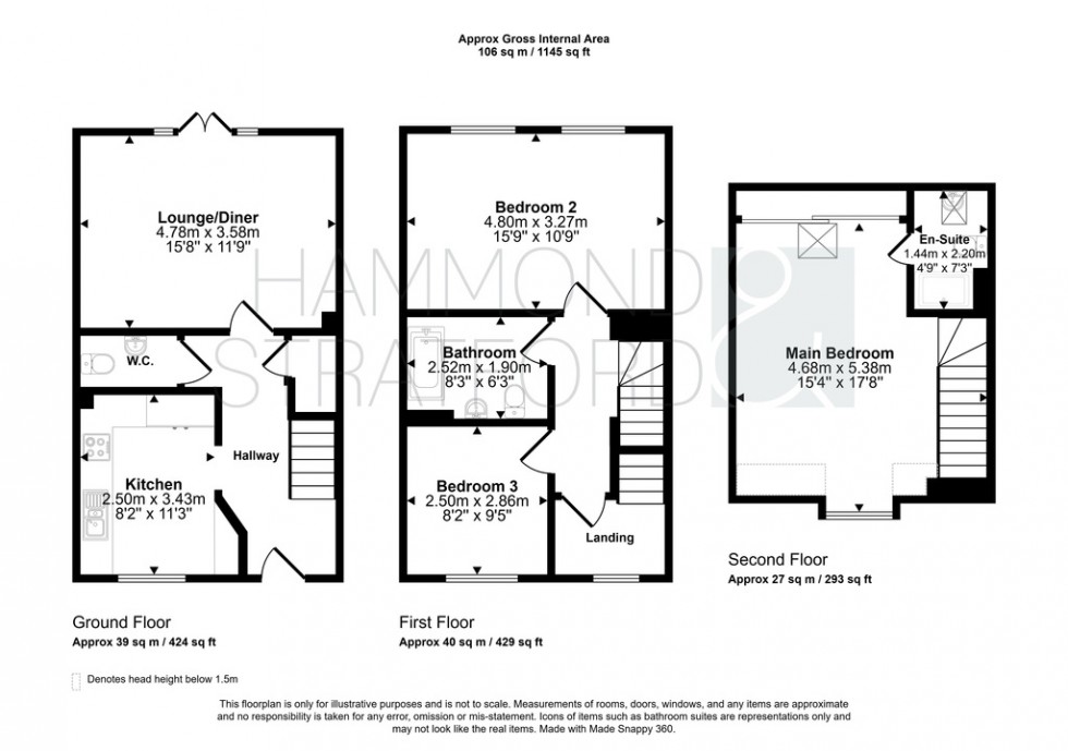 Floorplan for Frederick Grove, Hethersett