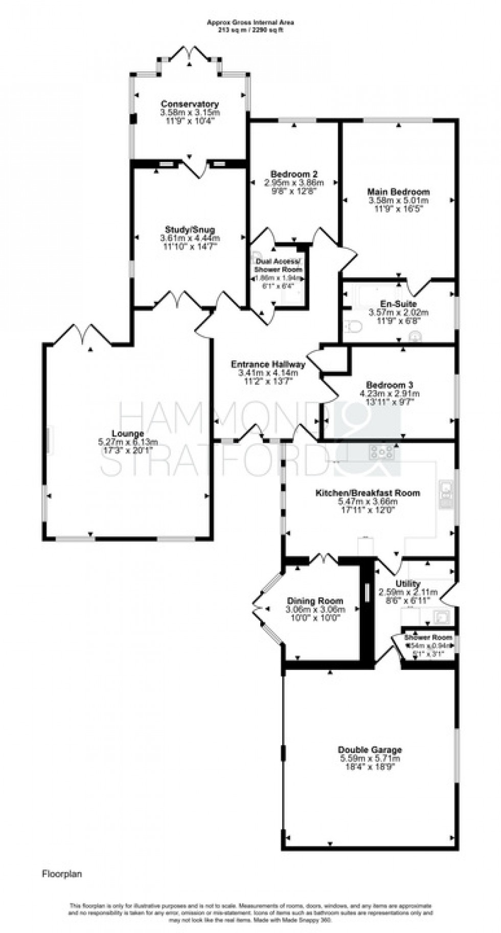 Floorplan for Blofield Corner Road, Little Plumstead
