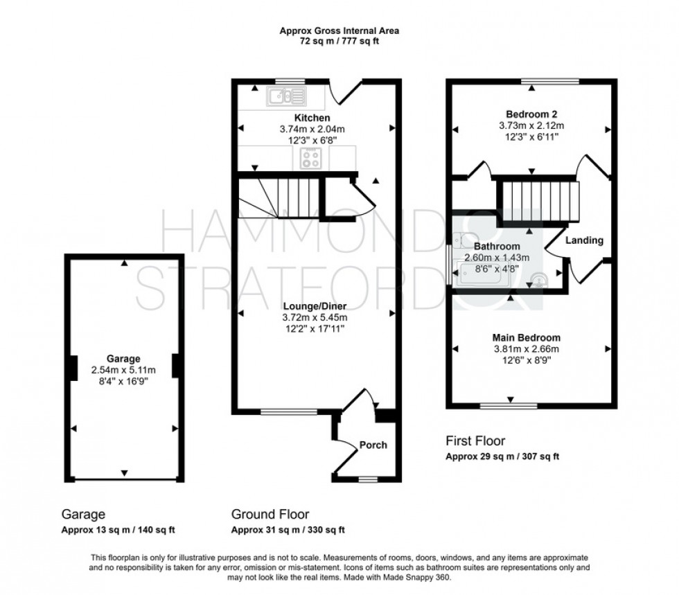 Floorplan for Admirals Way, Hethersett