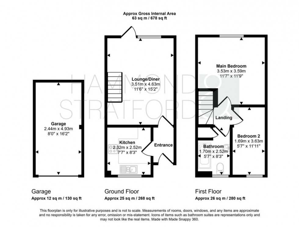 Floorplan for Birch Road, Hethersett