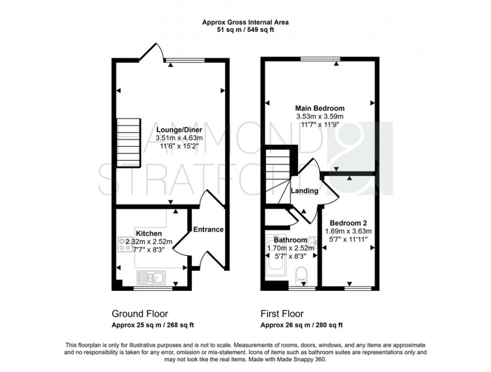 Floorplan for Birch Road, Hethersett