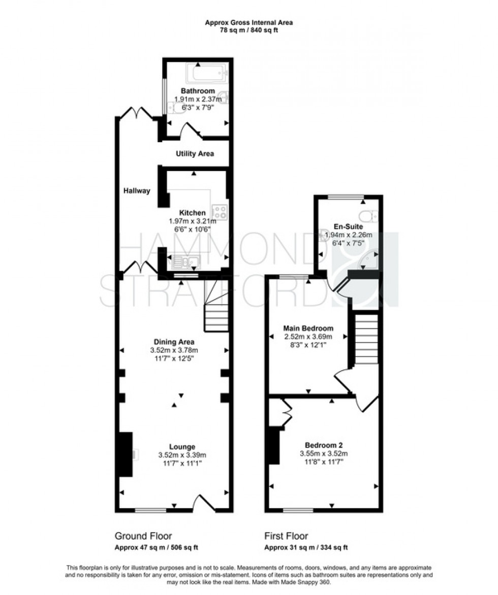 Floorplan for Newmarket Street, Golden Triangle