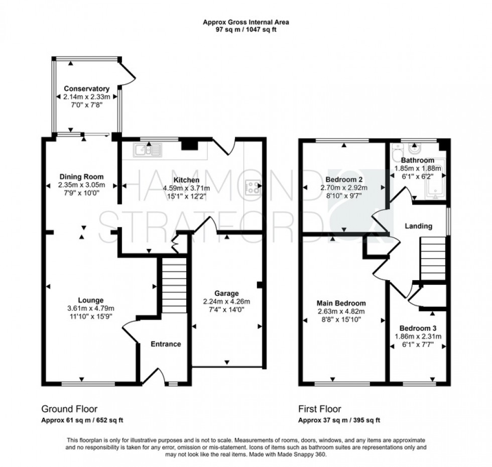 Floorplan for Gowing Road, Mulbarton