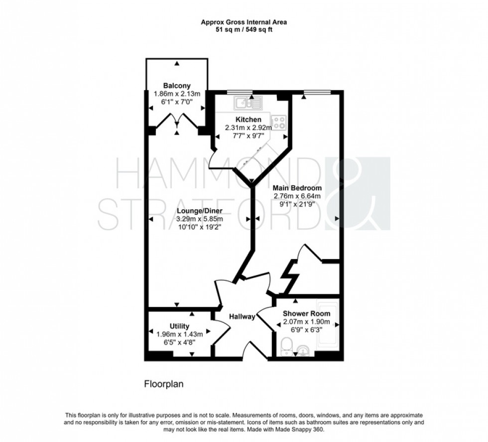Floorplan for Coralie Court, Eaton