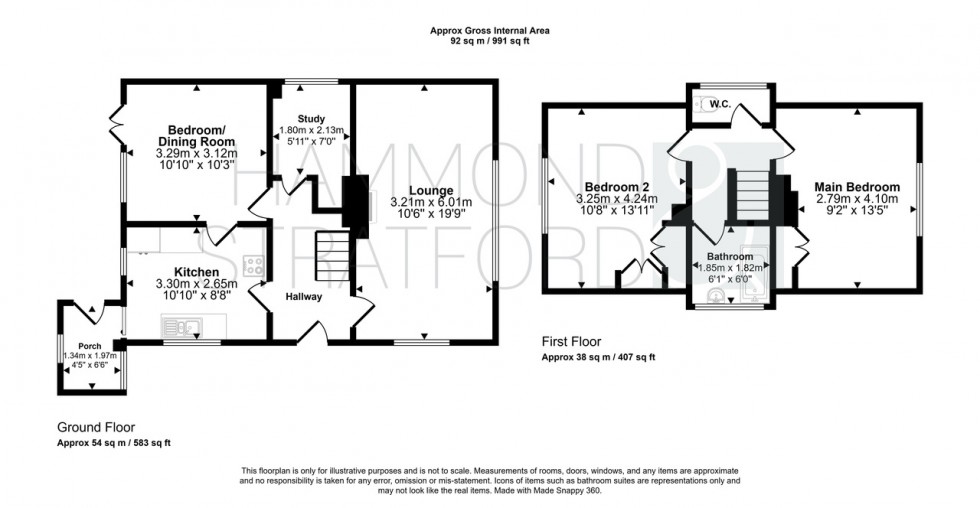 Floorplan for Greenways, Eaton
