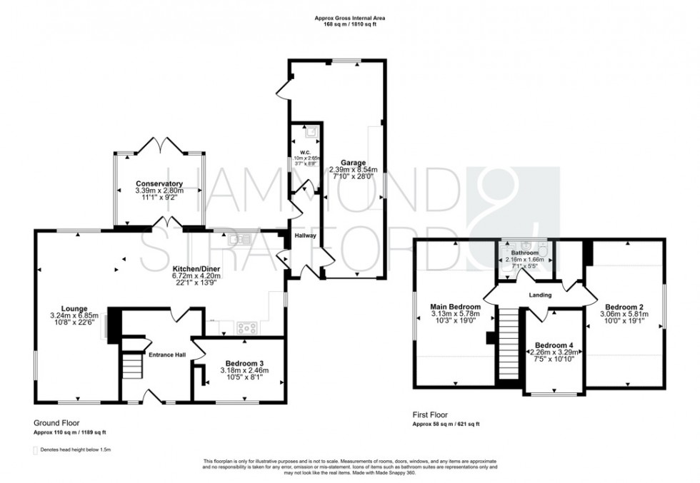 Floorplan for White Hart Street, East Harling