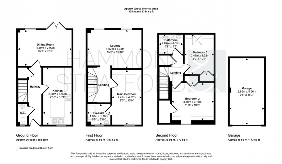 Floorplan for Petunia Court, Wymondham